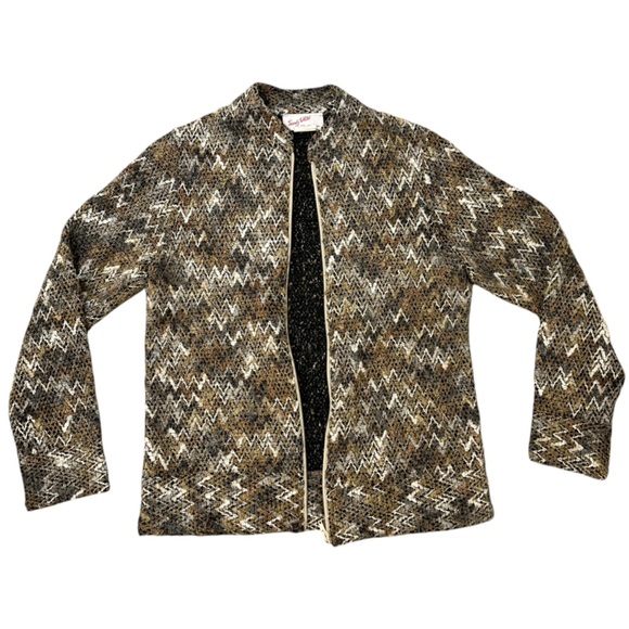 VIntage Women's Zigzag Pattern Jacket - Picture 6 of 7